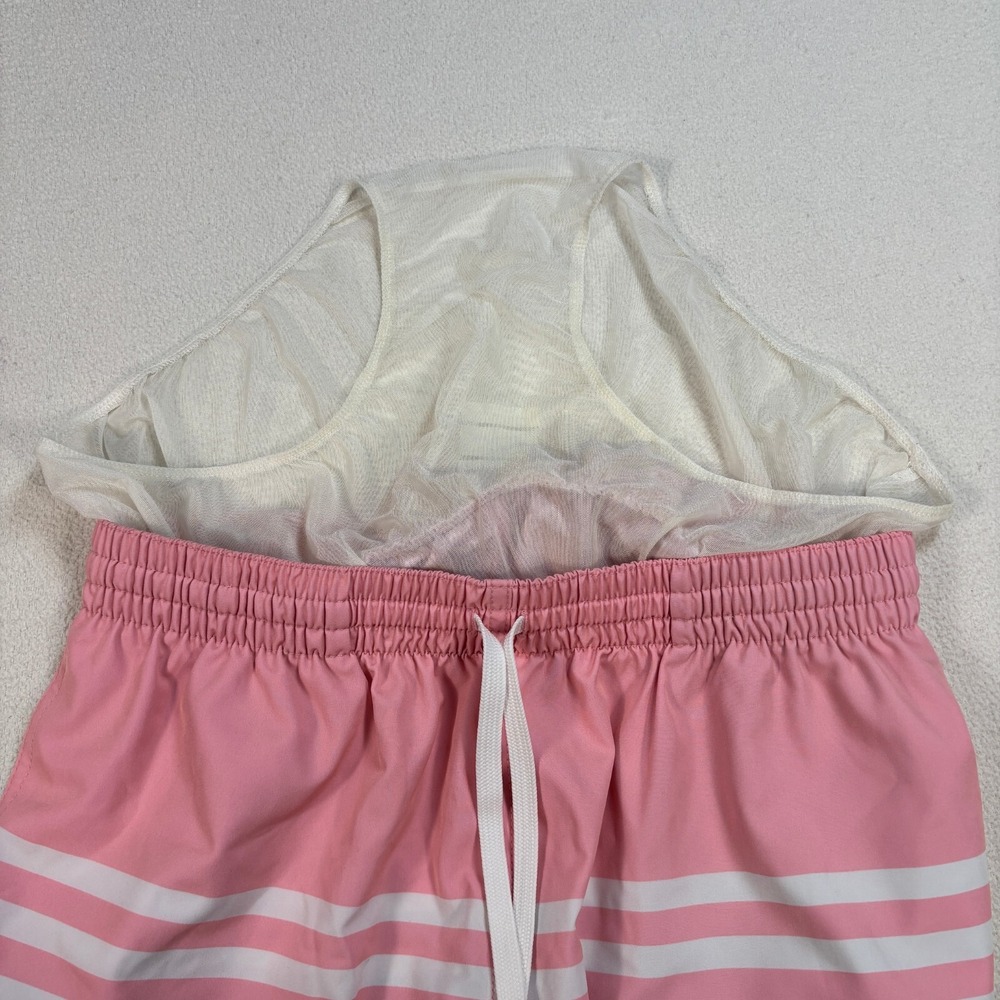 Chubbies The On The Horizons 7" Swim Trunks‎ Men's M Pink Blue Stripe Mesh Lined - Picture 6 of 12